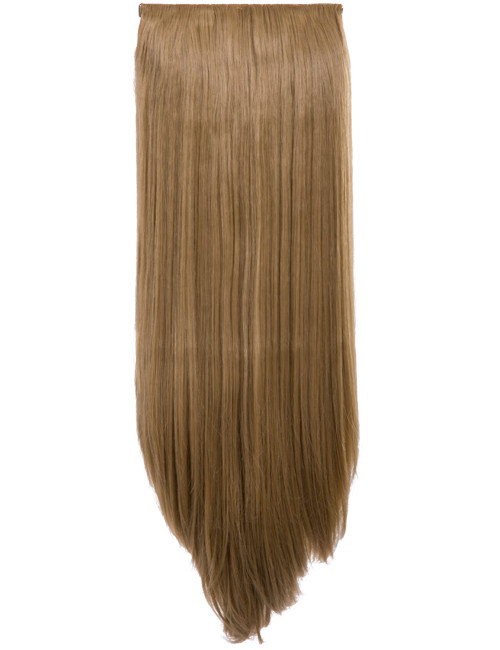 Eight Pieces Straight Clip in Extension Heat Resistance Synthetic Hair- A8/STR8